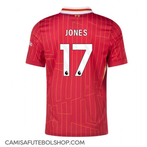 Camisa de time de futebol Liverpool Curtis Jones #17 Replicas 1º Equipamento 2024-25 Manga Curta